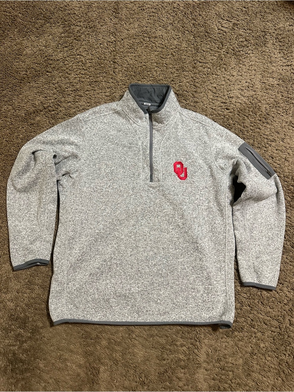 Vintage NCAA Oklahoma Sooners “triple grey” sweater 00s size Xl